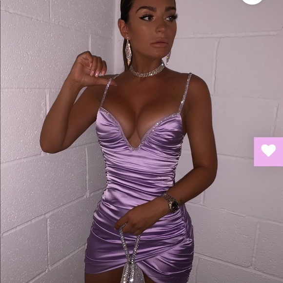purple dress - Picture 4 of 6